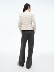 Women's Casual 90% Goose Down Light Quilted Down Jacket
