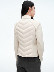 Women's Casual 90% Goose Down Light Quilted Down Jacket