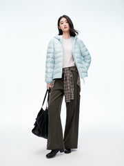 Women's Casual Lightweight Quilted Goose Down Jacket
