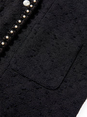 Women's Tweed-Inspired 3D Jacquard Jacket