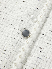 Women's Short Tweed Knit Jacket