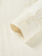 Women's Shirt with Detachable Ruffle Trim