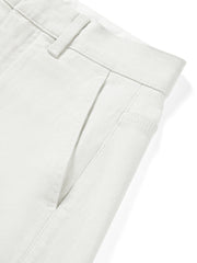 Women's Casual White Wide-Leg Curved-Leg Jeans