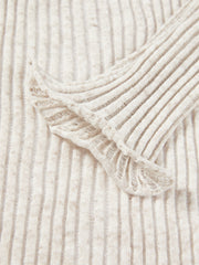 Women's Cropped Linen-Blend Openwork Knit Cardigan