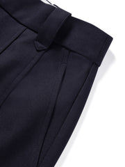 Women's Commuter Wool-Blend Pleated Midi Skirt