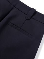 Women's Commuter Wool-Blend Pleated Midi Skirt