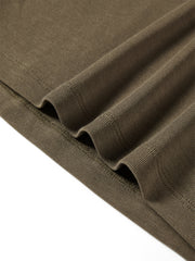 Women's Slim-Fit Mock-Neck Lyocell T-Shirt