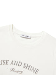 Women's Linen-Blend Graphic T-Shirt