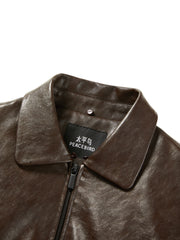 Women's Moto Cropped Padded Jacket with Detachable Fur Colla
