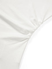 Women's Slim-Fit Ruched-Waist T-Shirt