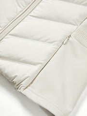 Women's Casual 90% Goose Down Light Quilted Down Jacket