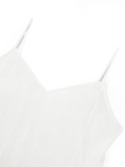 Women's fitted waist spaghetti strap long dress