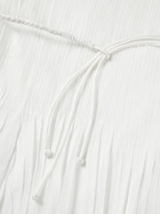 Women's fitted waist spaghetti strap long dress