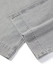 Women's Washed High-Waist Wide-Leg Jeans