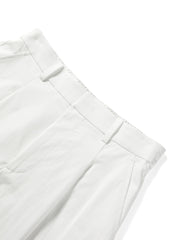 Women's Basic Wide-Leg Curved Cut Pants