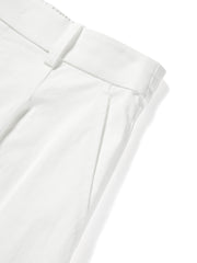 Women's Basic Wide-Leg Curved Cut Pants