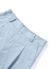 Women's Light Blue Loose Workwear Cargo Pants