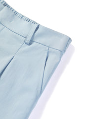 Women's Light Blue Loose Workwear Cargo Pants