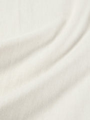 Women's loose-fitting wide-leg white jeans