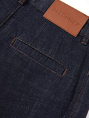 Women's Raw Denim Barrel-Leg Jeans