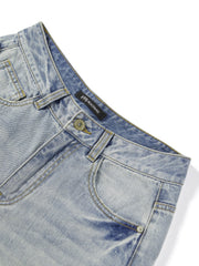 Women's Vintage Washed Wide-Leg Jeans