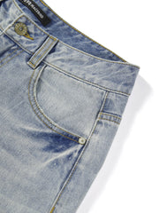 Women's Vintage Washed Wide-Leg Jeans