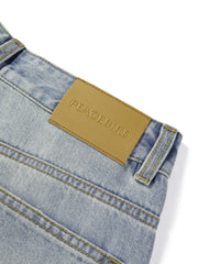 Women's Vintage Washed Wide-Leg Jeans
