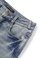 Women's Vintage High-Waisted Flared Jeans