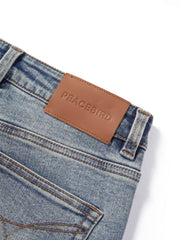 Women's Vintage High-Waisted Flared Jeans