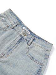 Women's Boho Heavy-Duty Straight-Leg Jeans