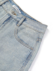 Women's Boho Heavy-Duty Straight-Leg Jeans
