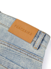 Women's Boho Heavy-Duty Straight-Leg Jeans