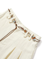 Women's Lyocell High-Waisted Wide-Leg Pants