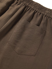 Women's Casual High-Waisted  Curved-Cut Pants