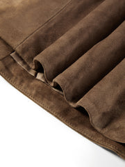 Women's Vintage Structured Suede Leather Jacket