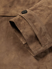Women's Vintage Structured Suede Leather Jacket