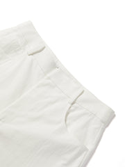 Women's straight-leg pants with Detachable skirt extender