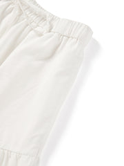 Women's High-Waist A-Line Tiered Maxi Skirt