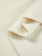 Women's Quiet Luxury Double-Faced Wool Robe Coat