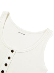 Women's Modal Blend Color-Block Button Vest