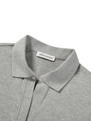 Women's Polo Collar Fitted Waist Short Sleeve Tee