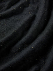 Women's Elegant Black Sparkly Evening Dress