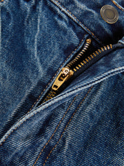 Women's Cotton Straight-Leg Denim Shorts