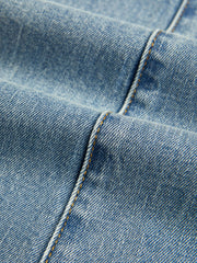 Women's Vintage Washed High-Waist Flared Pants