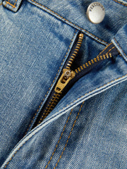 Women's Vintage Washed High-Waist Flared Pants