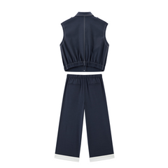 Women's Vest & Casual Pants Set