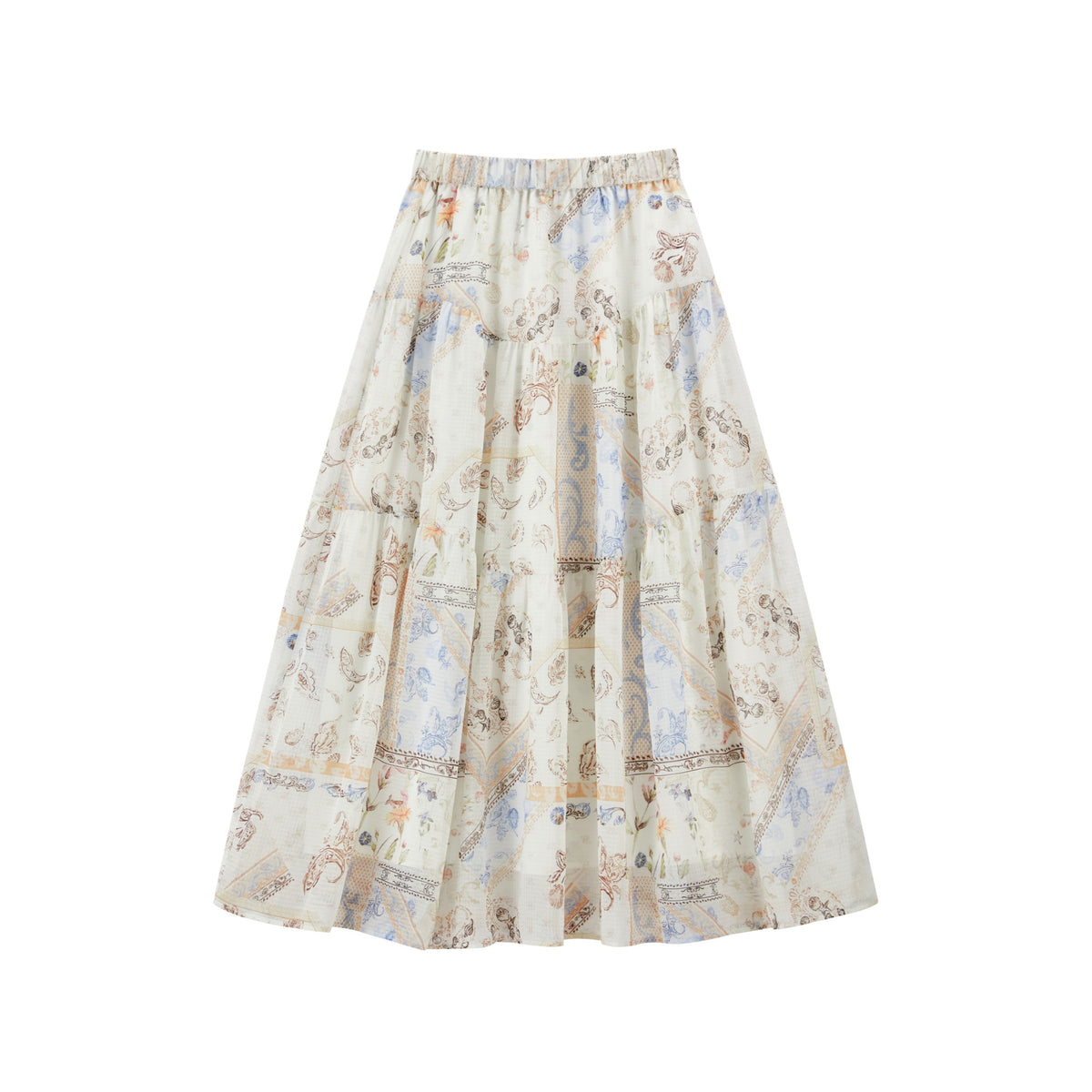 Women's Vacation Layered Maxi Skirt