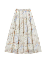 Women's Vacation Layered Maxi Skirt