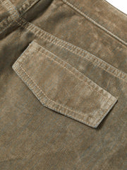 Women's Casual Grey-Green Denim Skirt