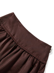Women's Casual Solid Detachable Jacket & Skirt Set